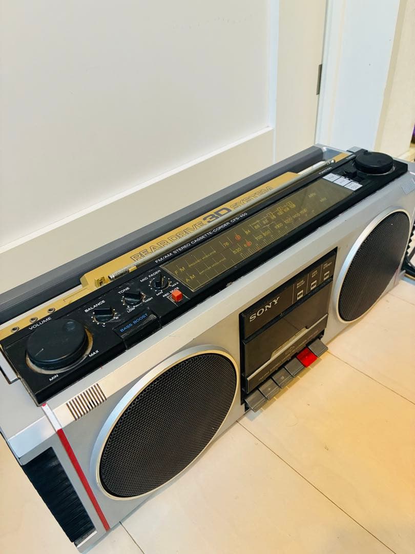 【レトロ】ソニー　ラジカセ　SONY　CFS-450 昭和