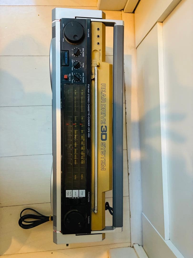 【レトロ】ソニー　ラジカセ　SONY　CFS-450 昭和