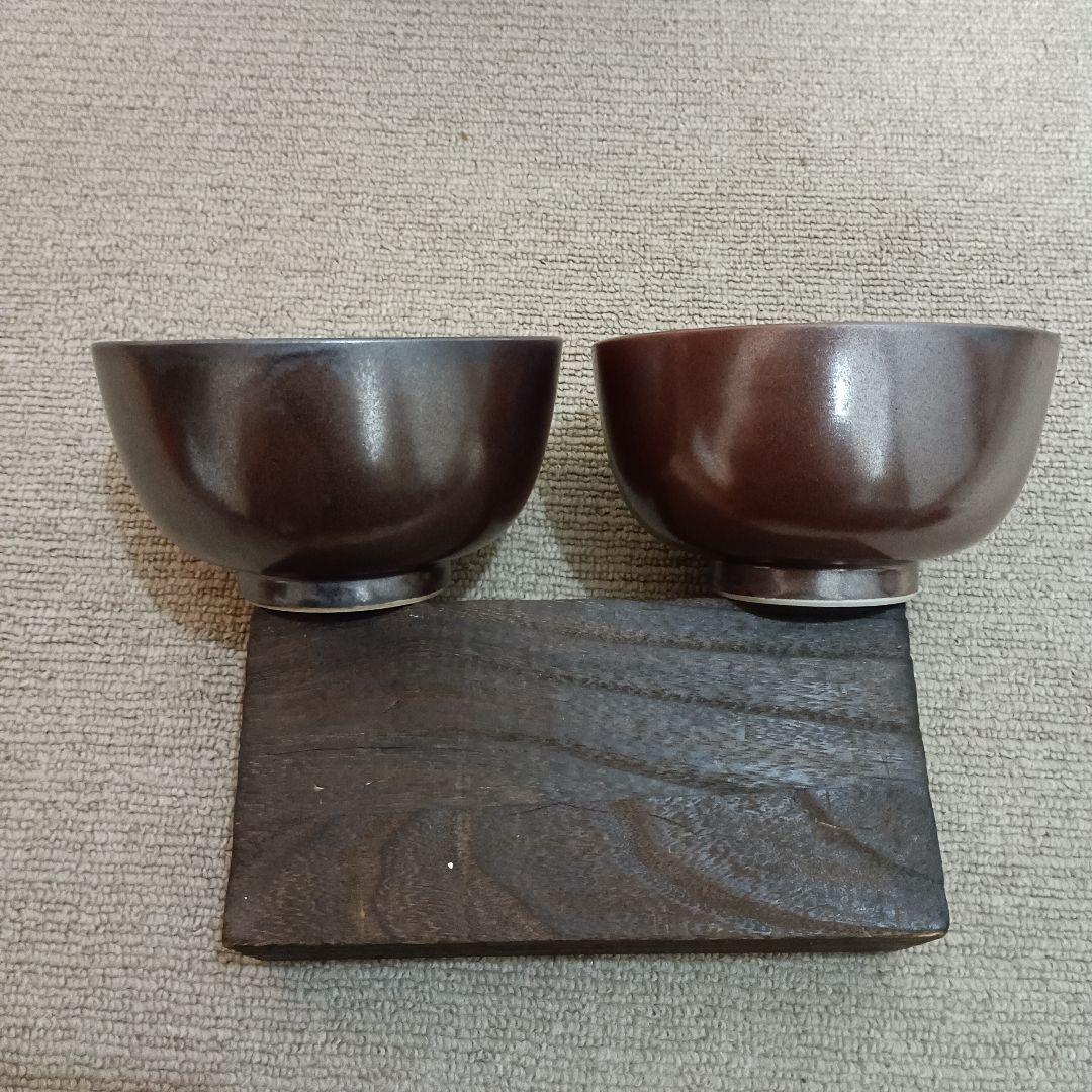 佐藤勝彦 陶器 椀 中鉢 丼 手描き 4個セット 蓋2個 仏様 顔 未使用
