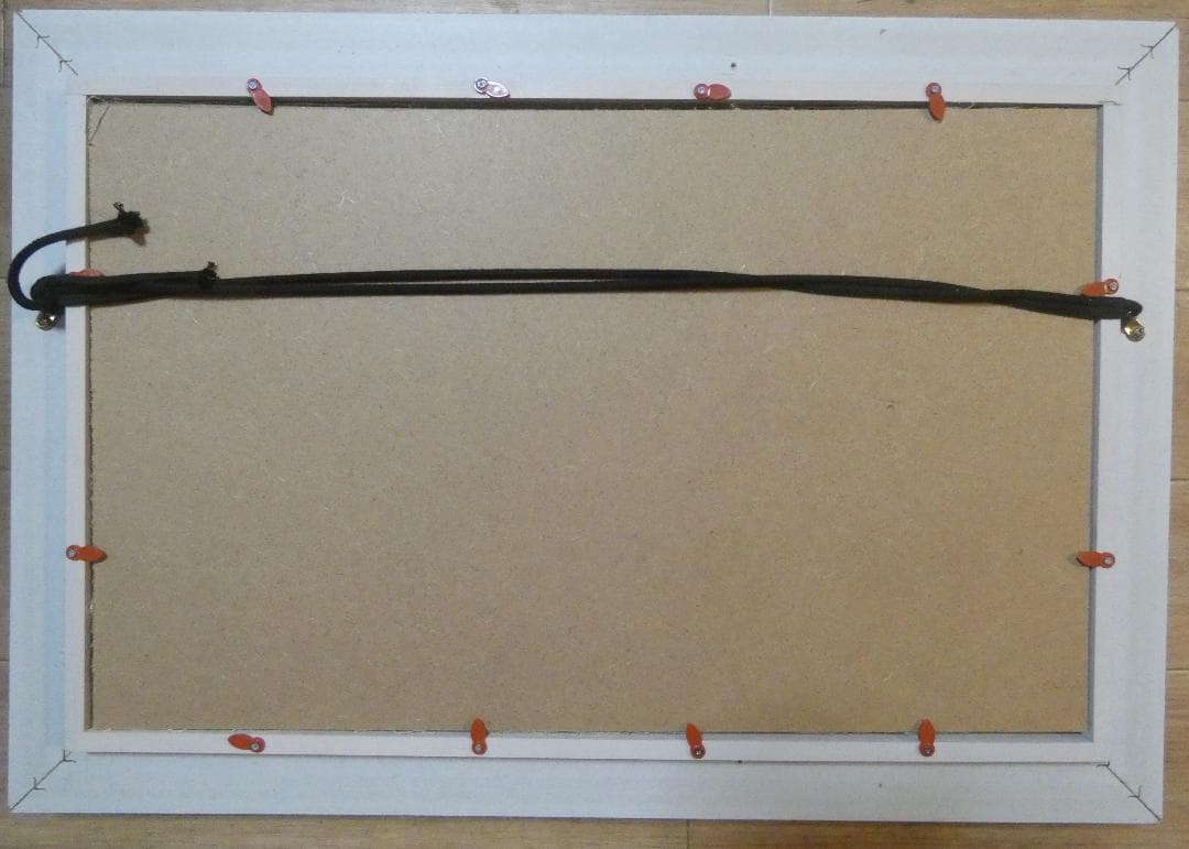 絵画 油彩 風景 山下清「花火」 サイン 額装済み 肉筆手描き M10