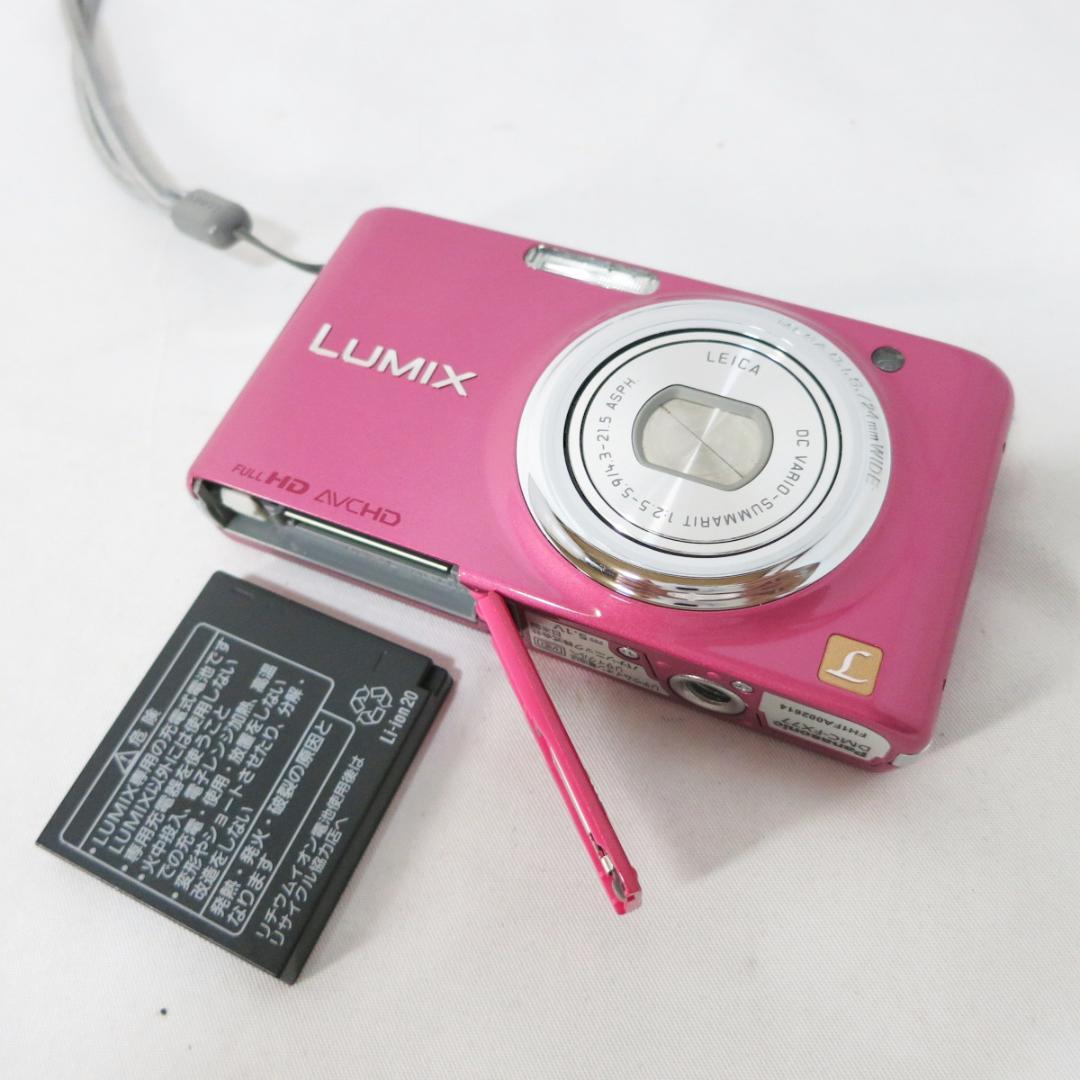 美品✨LUMIX DMC-FX77 ピンク LEICAレンズ搭載 フルHD動画