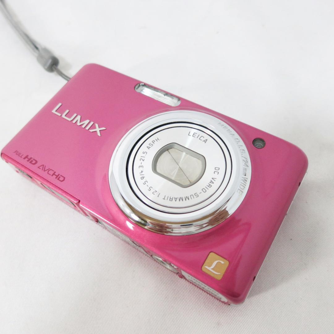 美品✨LUMIX DMC-FX77 ピンク LEICAレンズ搭載 フルHD動画
