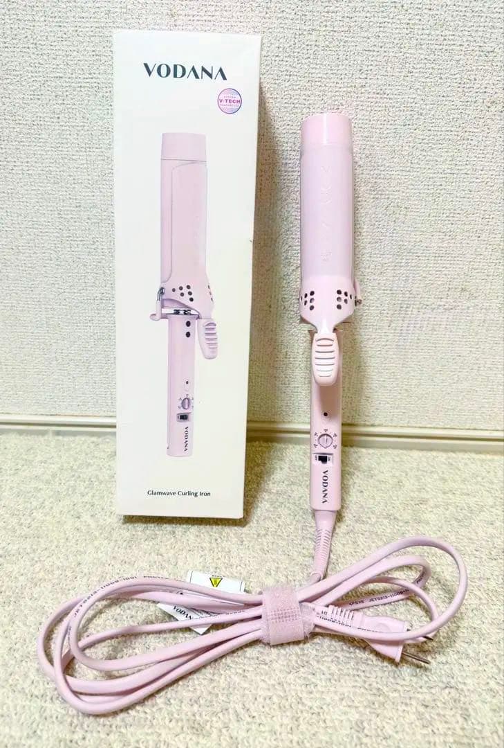 （ 箱/説明書付）VODANA グラムウェーブカーリングアイロン40mm