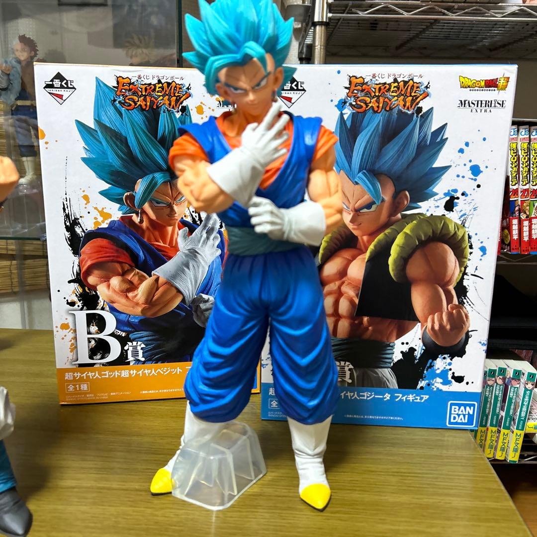 ドラゴンボールフィギュア　extreme saiyan ベジット　ゴジータ
