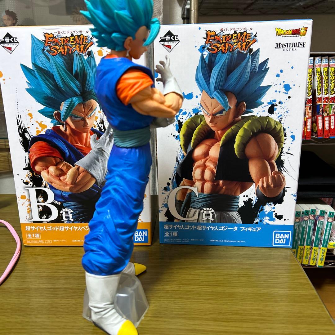 ドラゴンボールフィギュア　extreme saiyan ベジット　ゴジータ