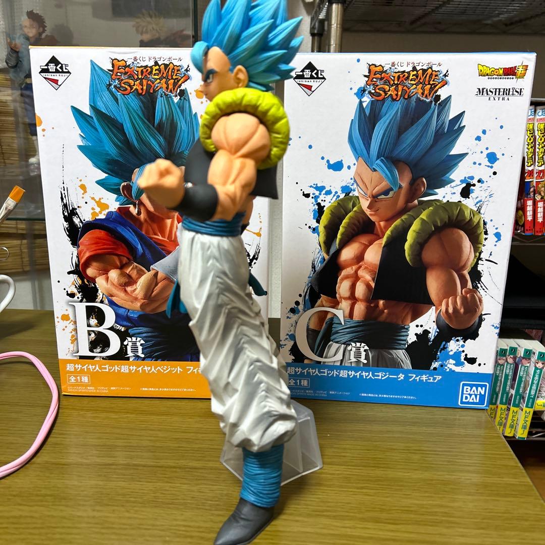 ドラゴンボールフィギュア　extreme saiyan ベジット　ゴジータ