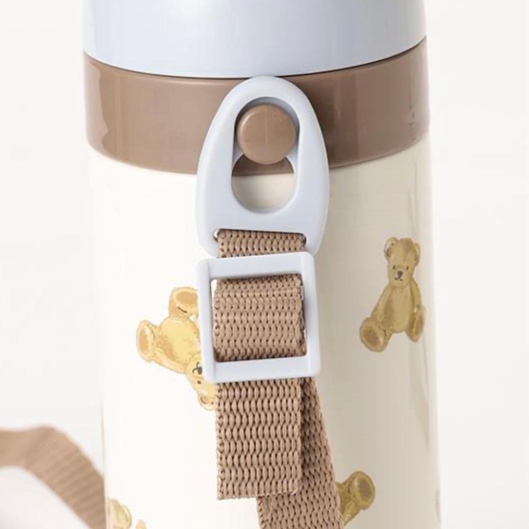 新品★プティマイン　ステンレスボトル　水筒　いちご　ピンク　470ml 直飲み