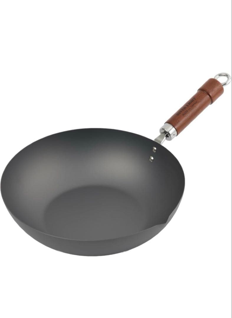 【新品】炒め鍋 30cm 鉄 日本製 リバーライト 極　②