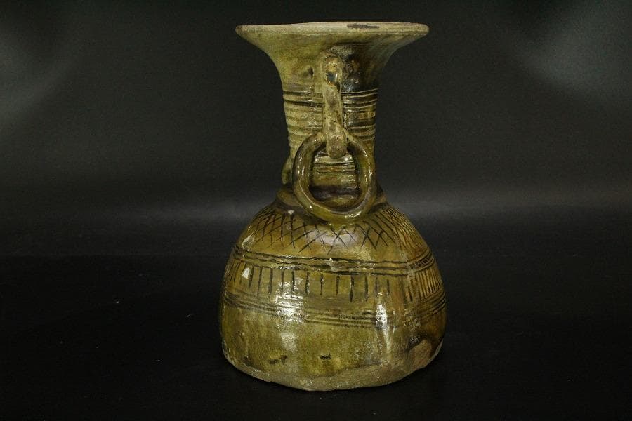 鎌倉期 瀬戸 花瓶(ZE557)