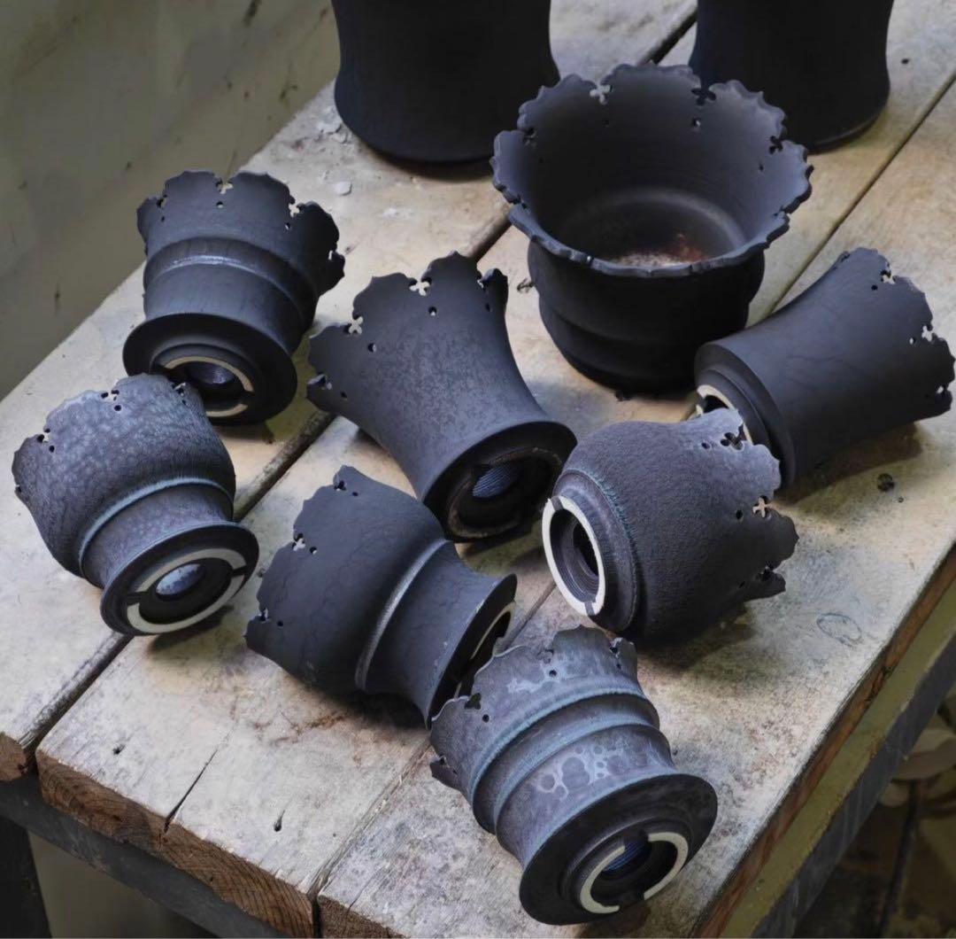 S SIZE 植木鉢 作家鉢 アガベ グラキリス ホリダ チタノタ 白鯨 姫巌竜