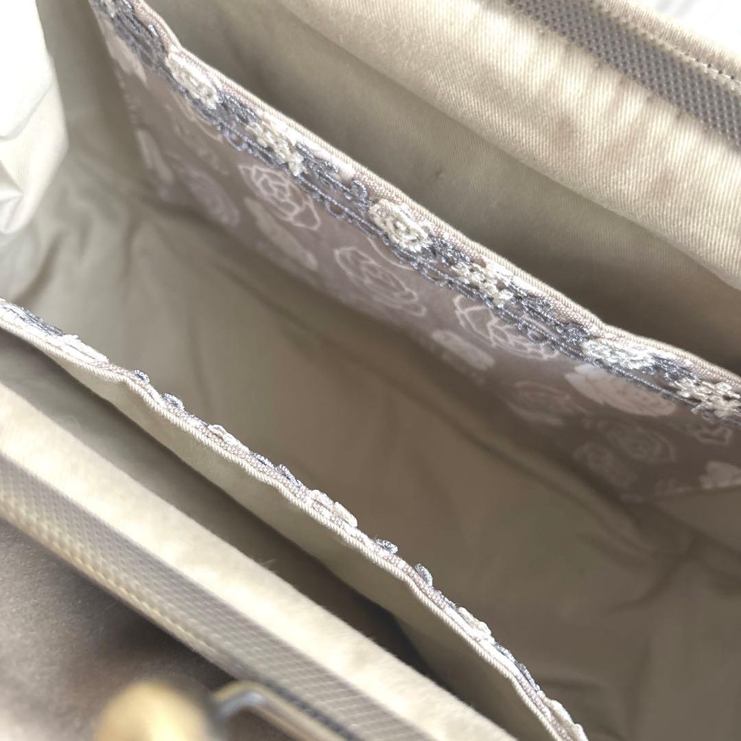 こうやん★断捨離中　あおりがま口バッグ　ハンドメイド