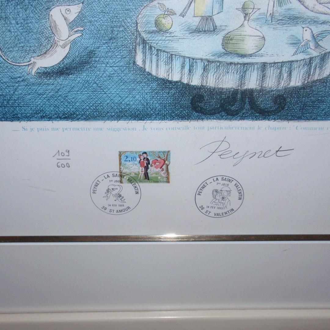 レイモン・ペイネのリトグラフ 特にお勧めしたい章は