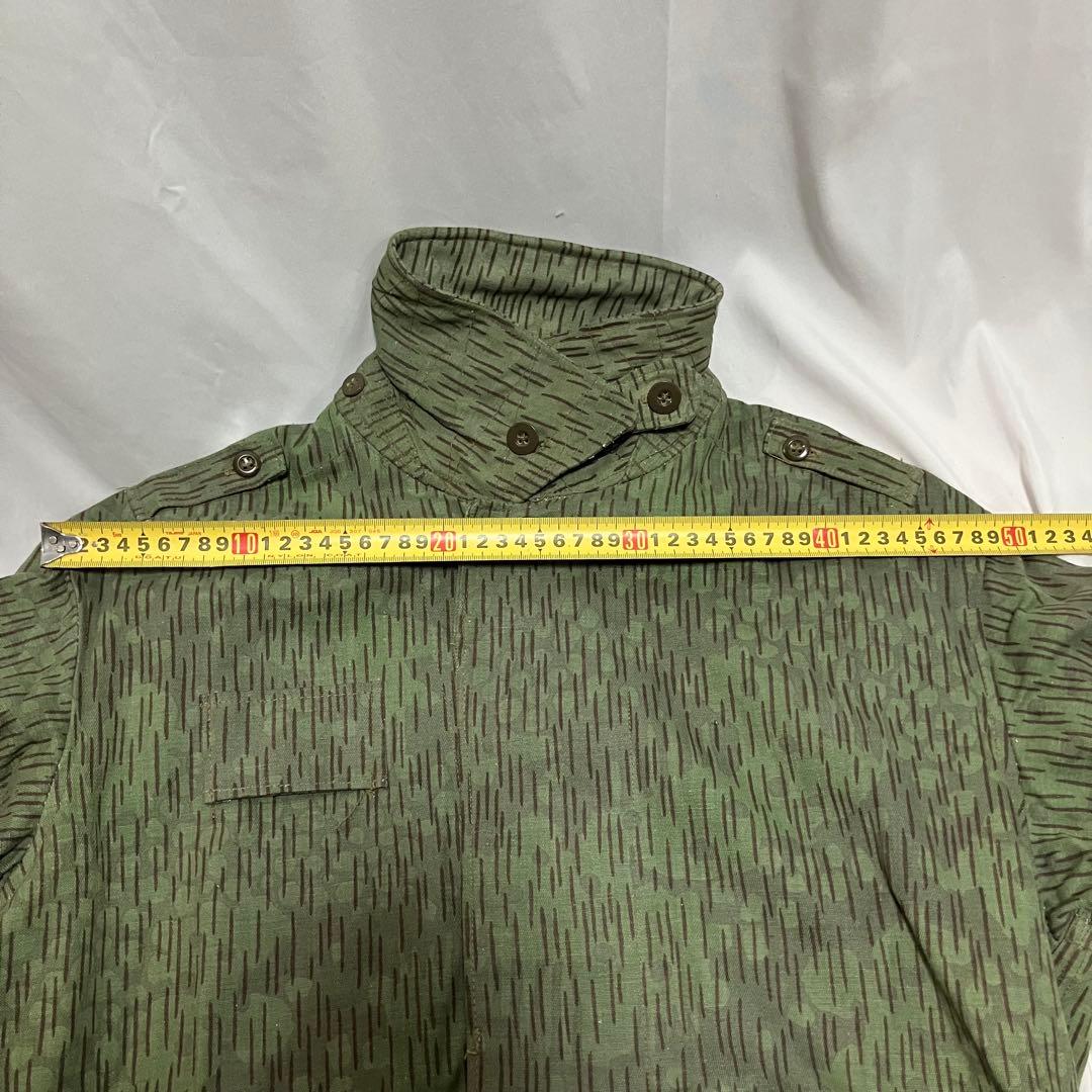 チェコ軍 M60 レインドロップカモ フィールドコート　フード付き　実物　官給品