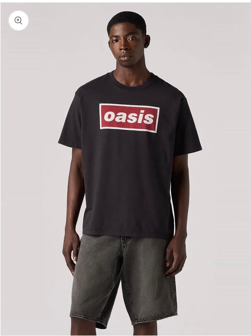 【希少】リーバイス　オアシス　Tシャツ ブラック　メンズL 新品未使用