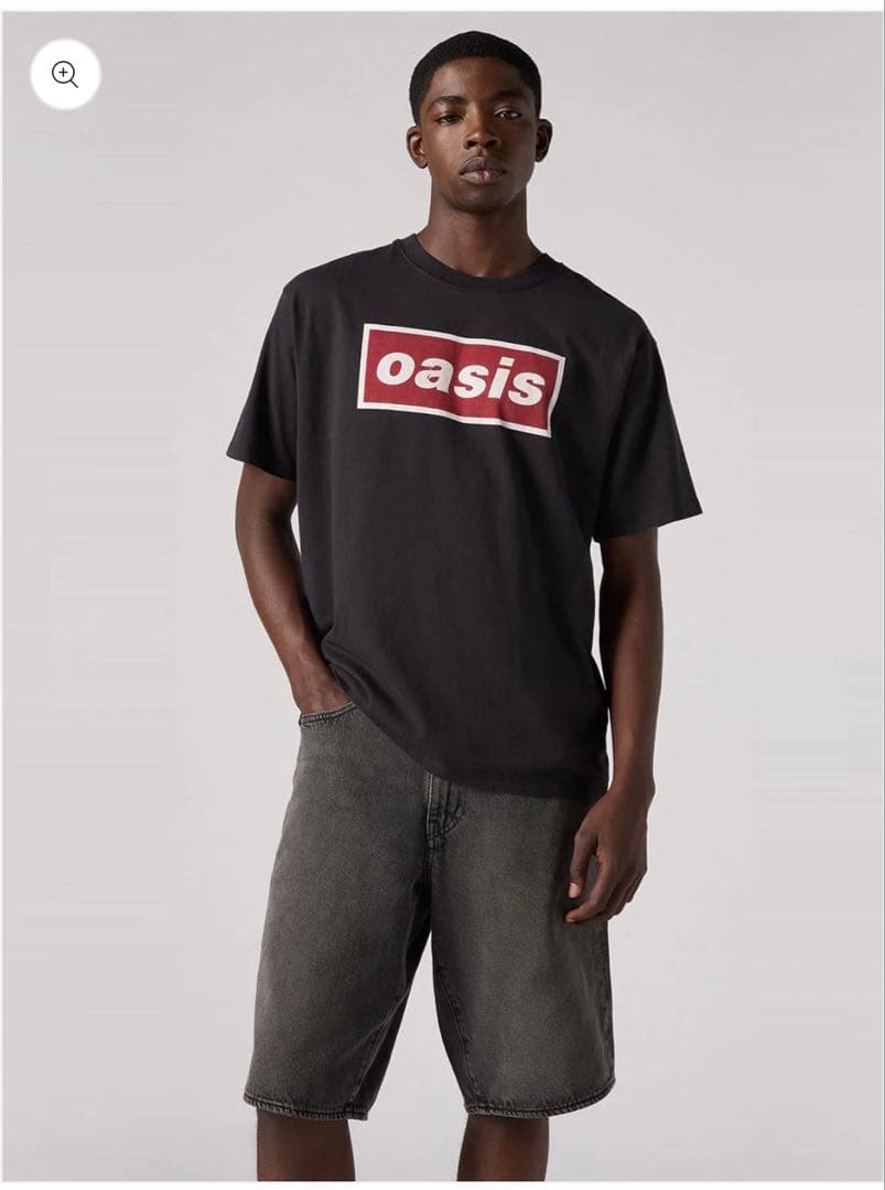 【希少】リーバイス　オアシス　Tシャツ ブラック　メンズL 新品未使用