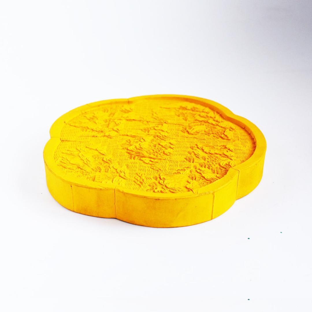 大型彩墨 4点約2.5kg 古墨 文房四宝 曹素功 山水清音 中国古墨