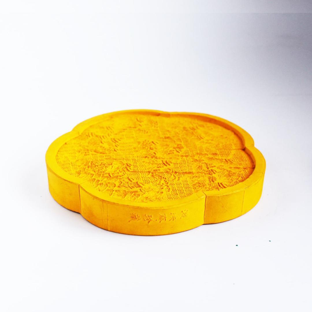 大型彩墨 4点約2.5kg 古墨 文房四宝 曹素功 山水清音 中国古墨