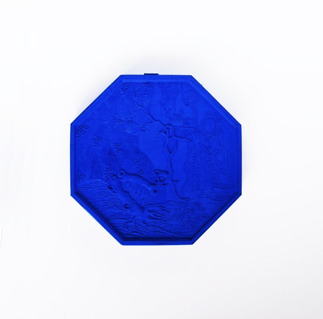 大型彩墨 4点約2.5kg 古墨 文房四宝 曹素功 山水清音 中国古墨