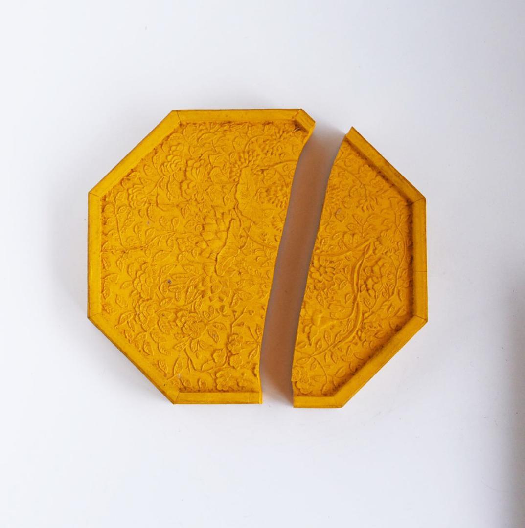 大型彩墨 4点約2.5kg 古墨 文房四宝 曹素功 山水清音 中国古墨