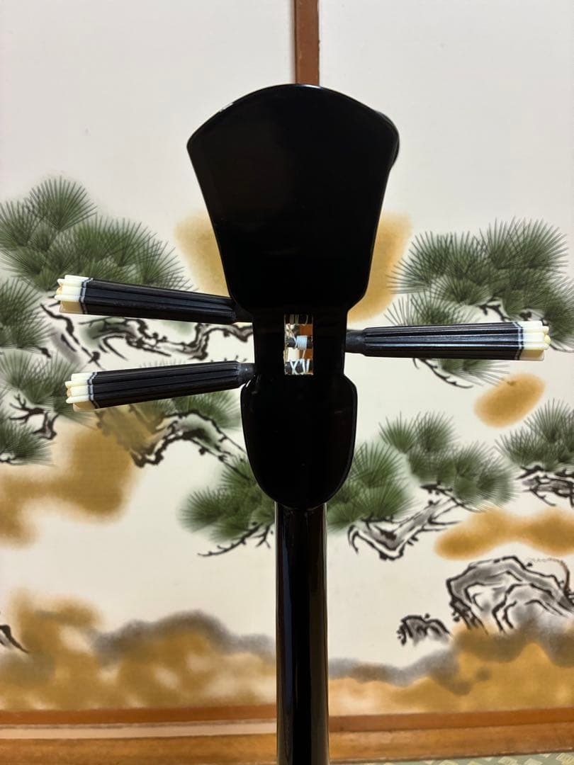 沖縄三線！貴重！知念大工型！本張り【一枚張り】付属品付き！