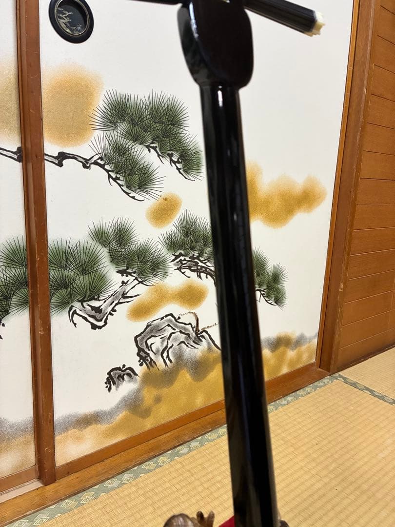 沖縄三線！貴重！知念大工型！本張り【一枚張り】付属品付き！