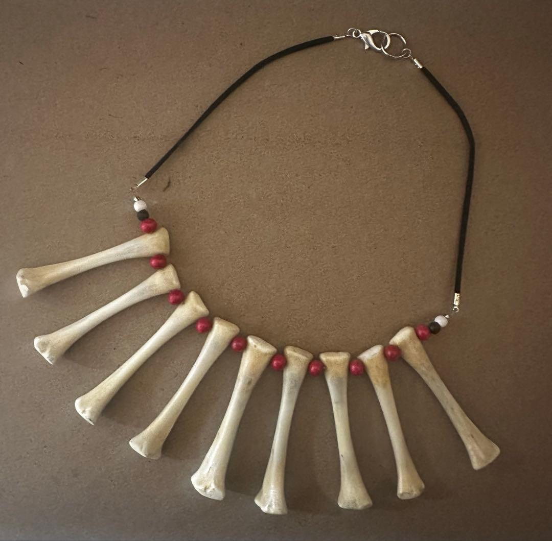 【リアルBone:Necklace＝ハンドメイド製】