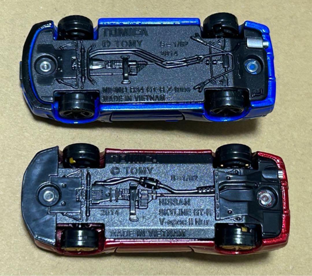 トミカプレミアム 非売品 R34 2種 日産スカイライン NISMO GT-R