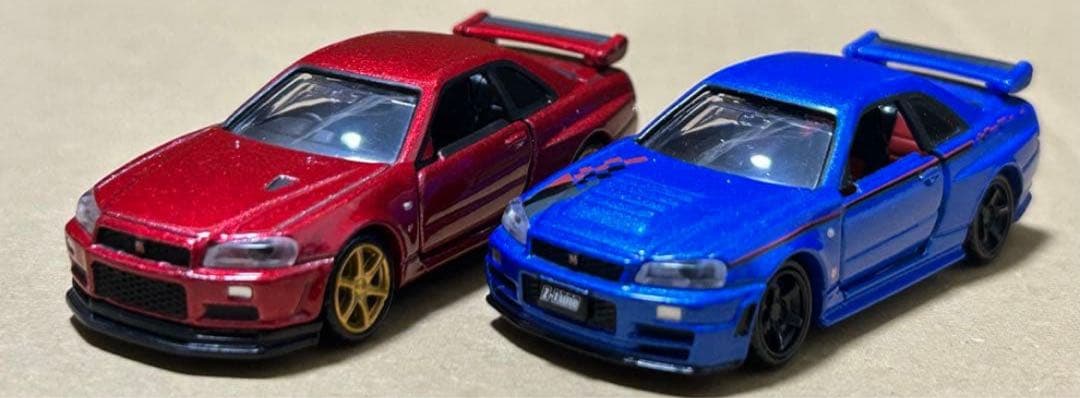 トミカプレミアム 非売品 R34 2種 日産スカイライン NISMO GT-R