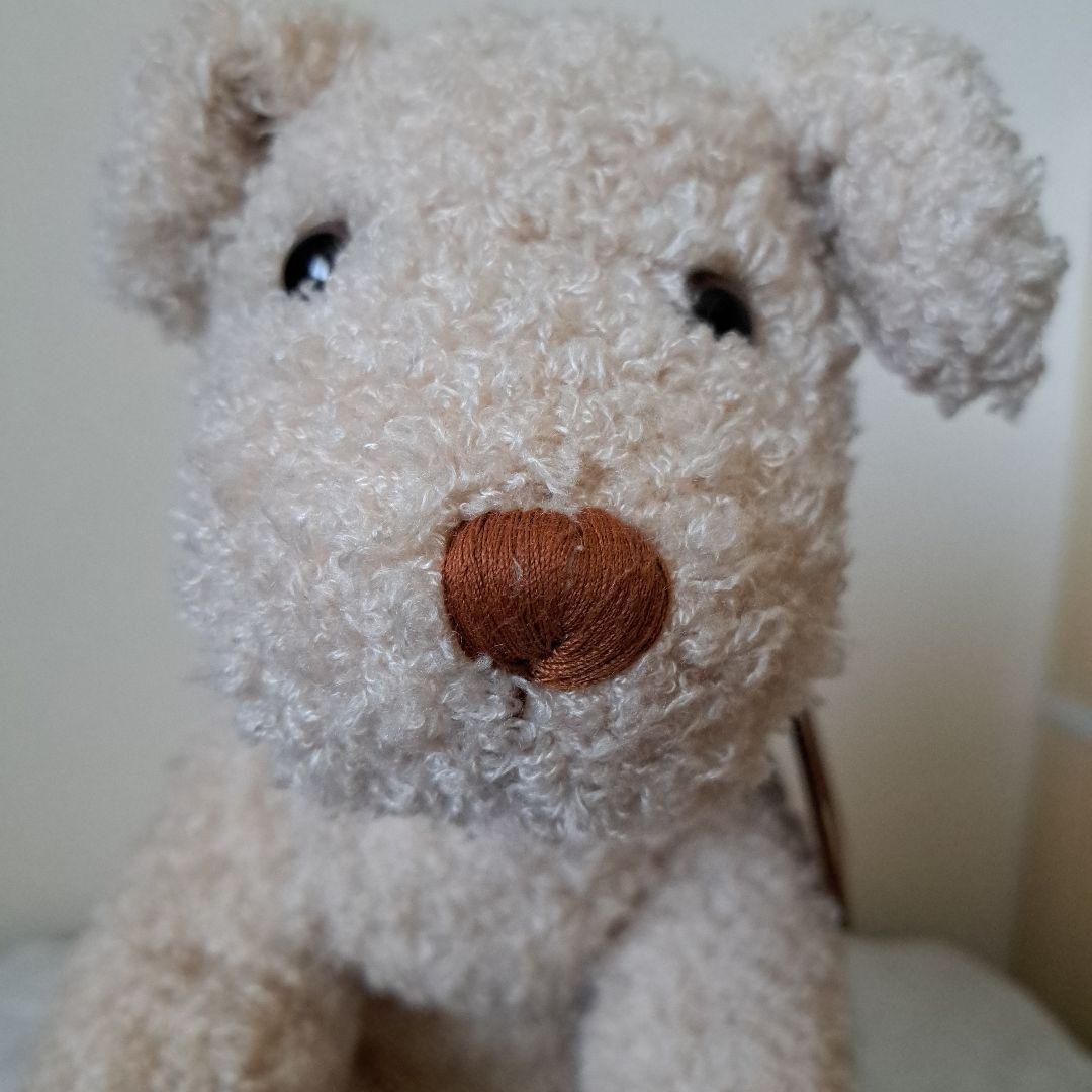 アフタヌーンティー　犬　レア　ぬいぐるみ　首輪付き　エアデールテリア　インテリア