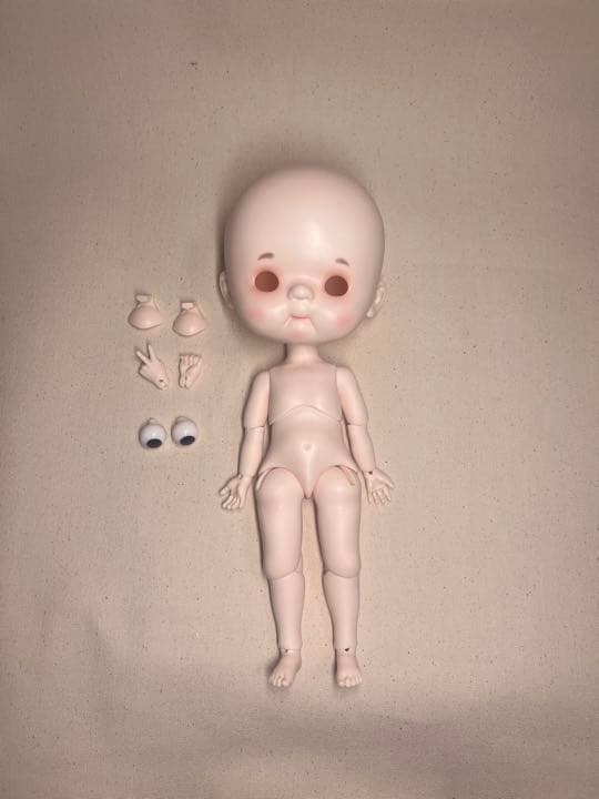 bjddoll  QBABY顔の海外ドール カスタム Lボディー付き