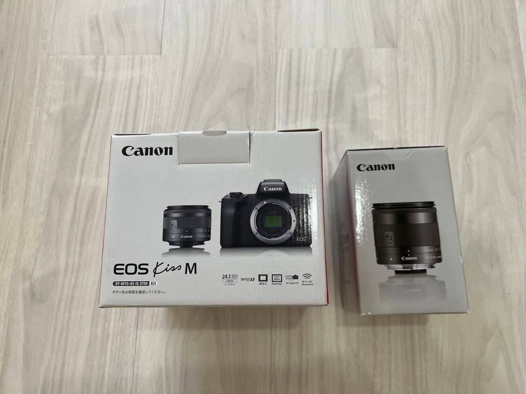 Canon EOS Kiss M レンズ2本セット