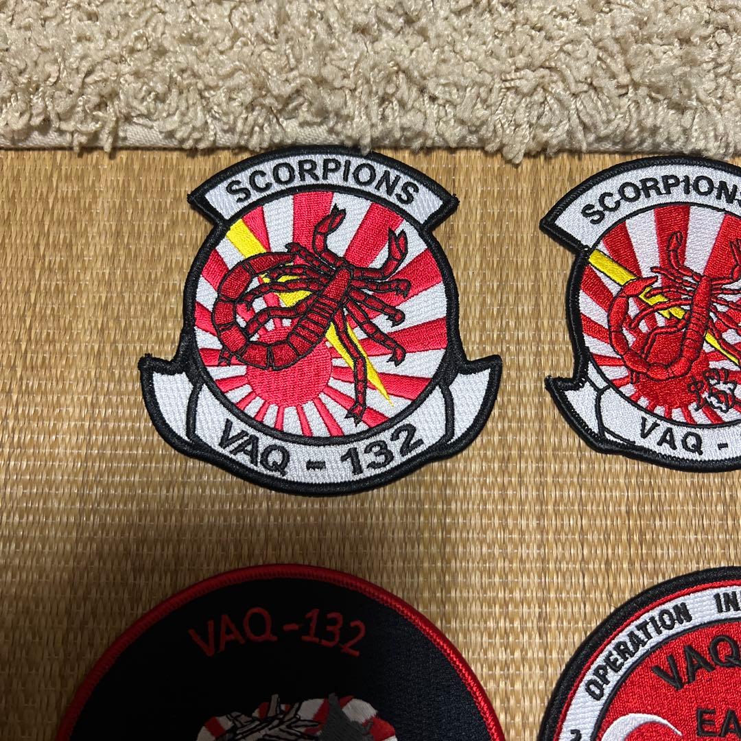 米軍　VAQ-132 スコーピオンズ　ワッペンセット