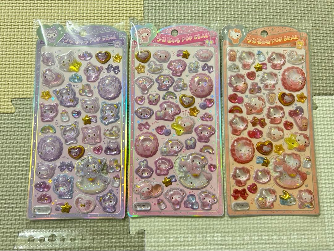 うるちゅるポップシール　サンリオベビー　コンプリート6種セット