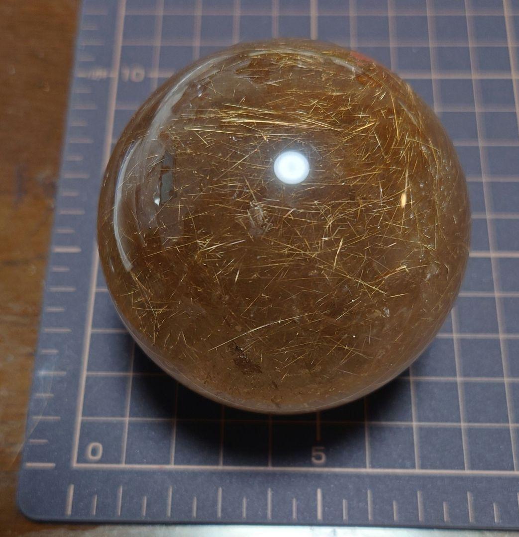 ルチルクォーツ スフィア スモーキー約67mm