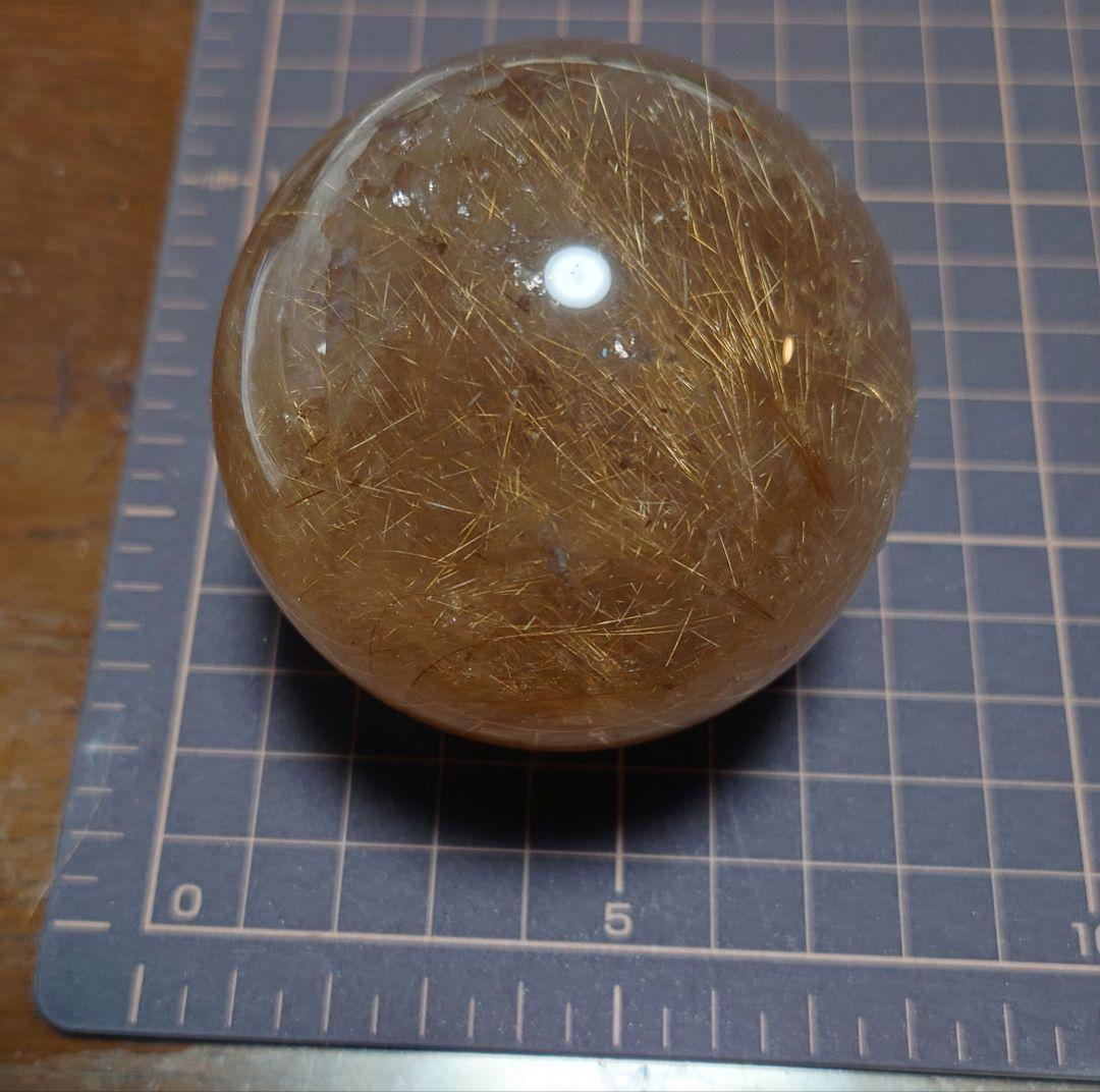 ルチルクォーツ スフィア スモーキー約67mm
