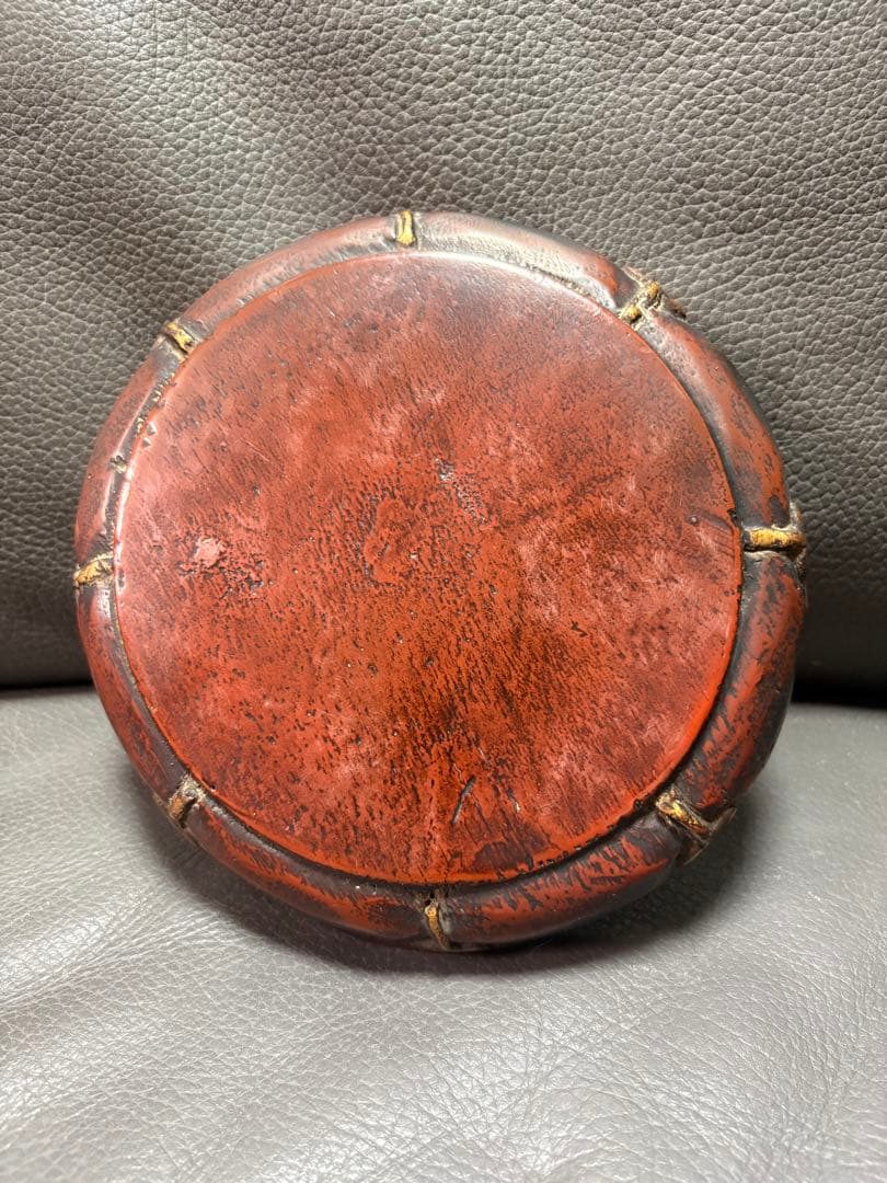 三面大黒天さま　置物　木製　木彫り