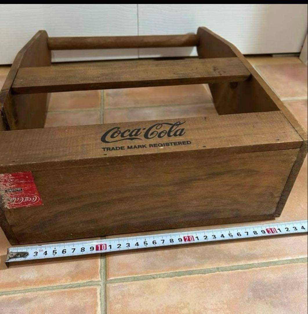 【ビンテージ希少】Vintage Coca-Cola ★woodラックケース古材