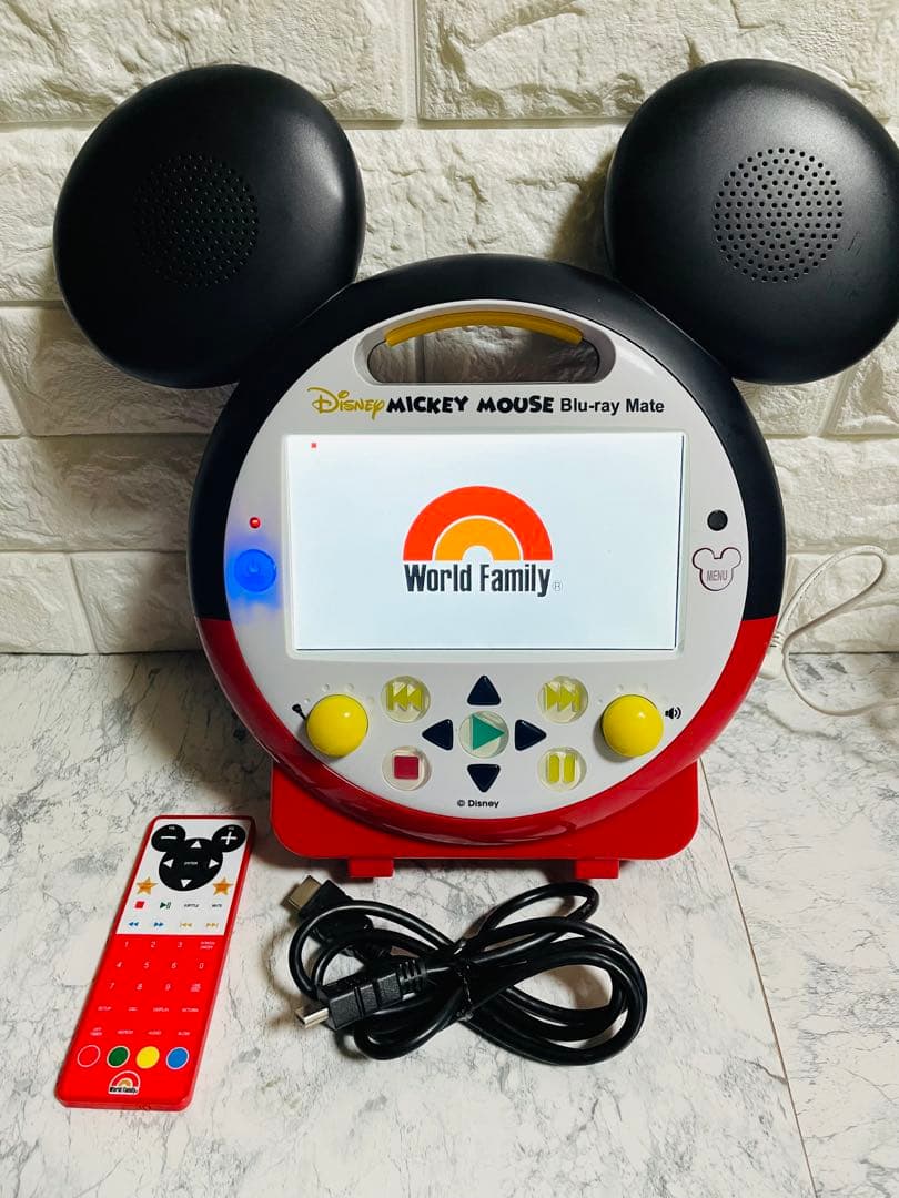 Disney ミッキーマウス Blu-ray Mate 本体 リモコン付