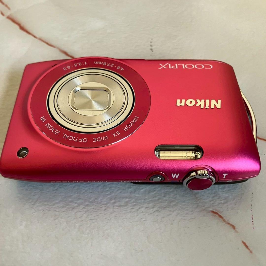 COOLPIX S3300 ストロベリーピンク