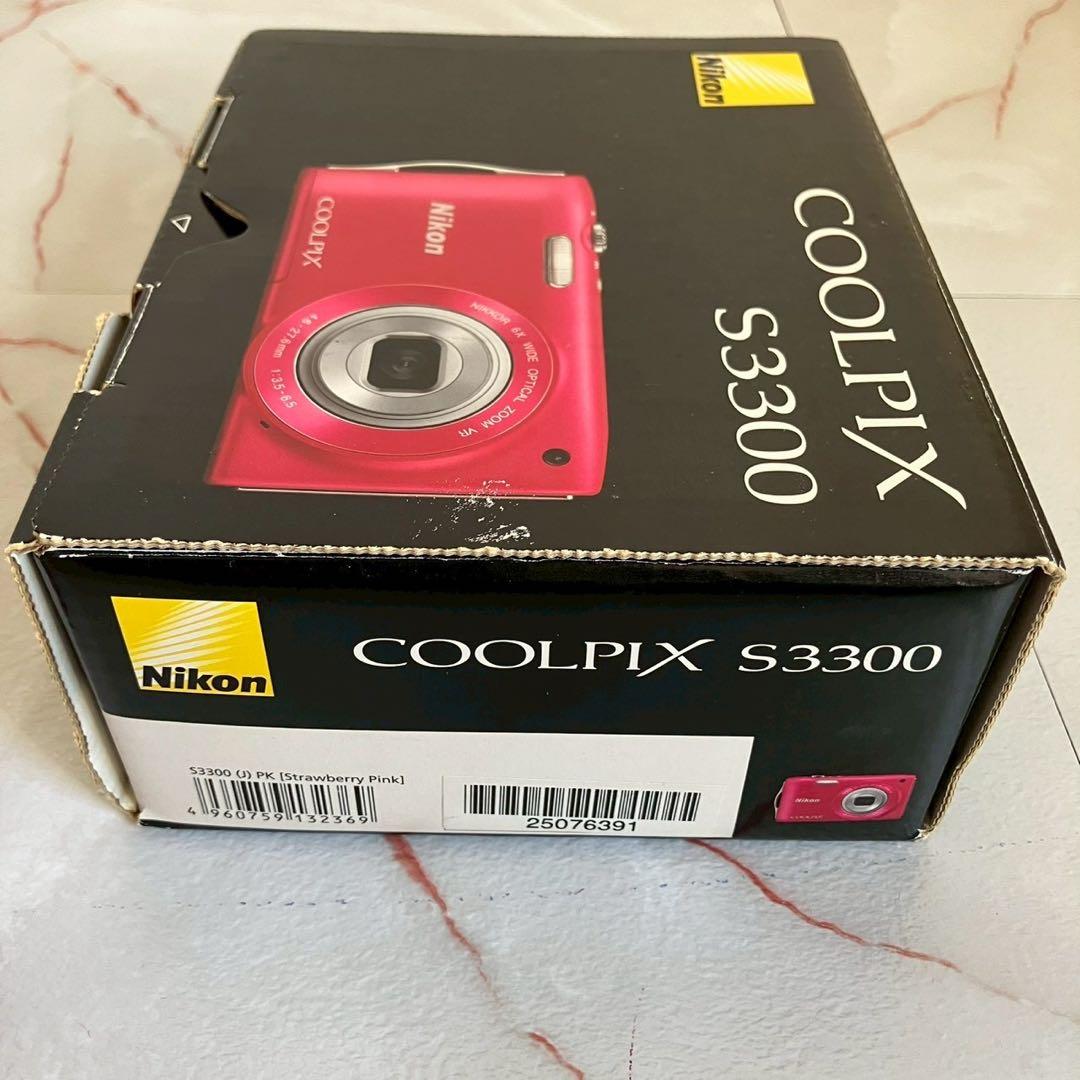 COOLPIX S3300 ストロベリーピンク