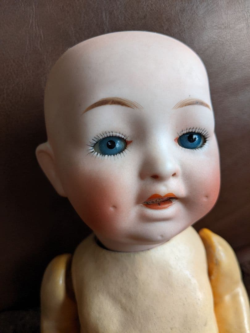 アンティーク和製ビスクドール　モリムラベビー　　可愛いウサギちゃん