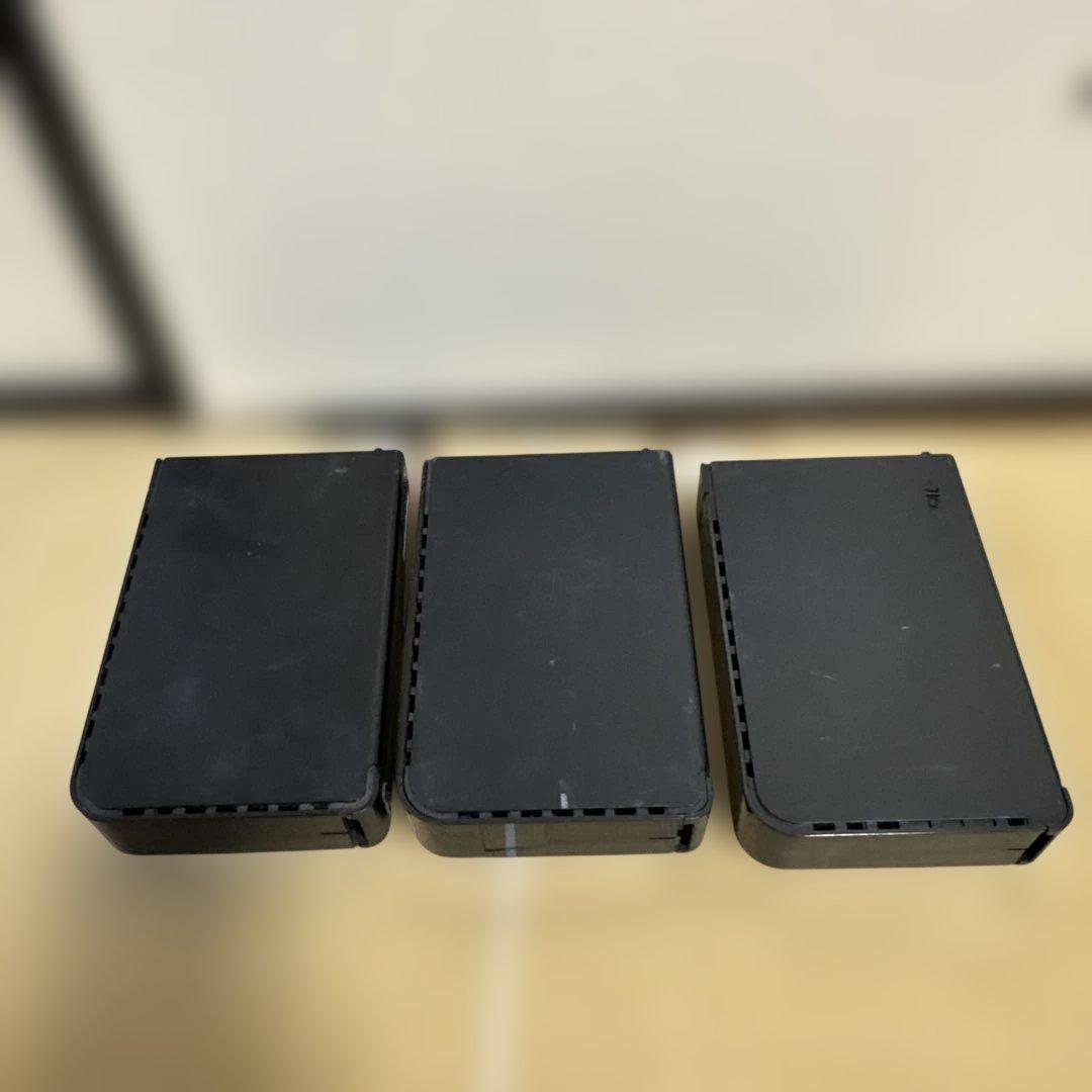 BUFFALO 外付けHDD 3台セット