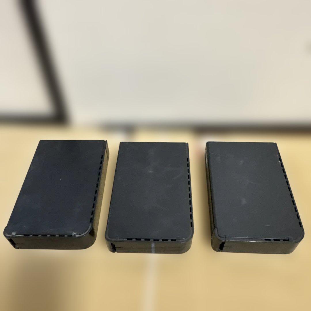 BUFFALO 外付けHDD 3台セット