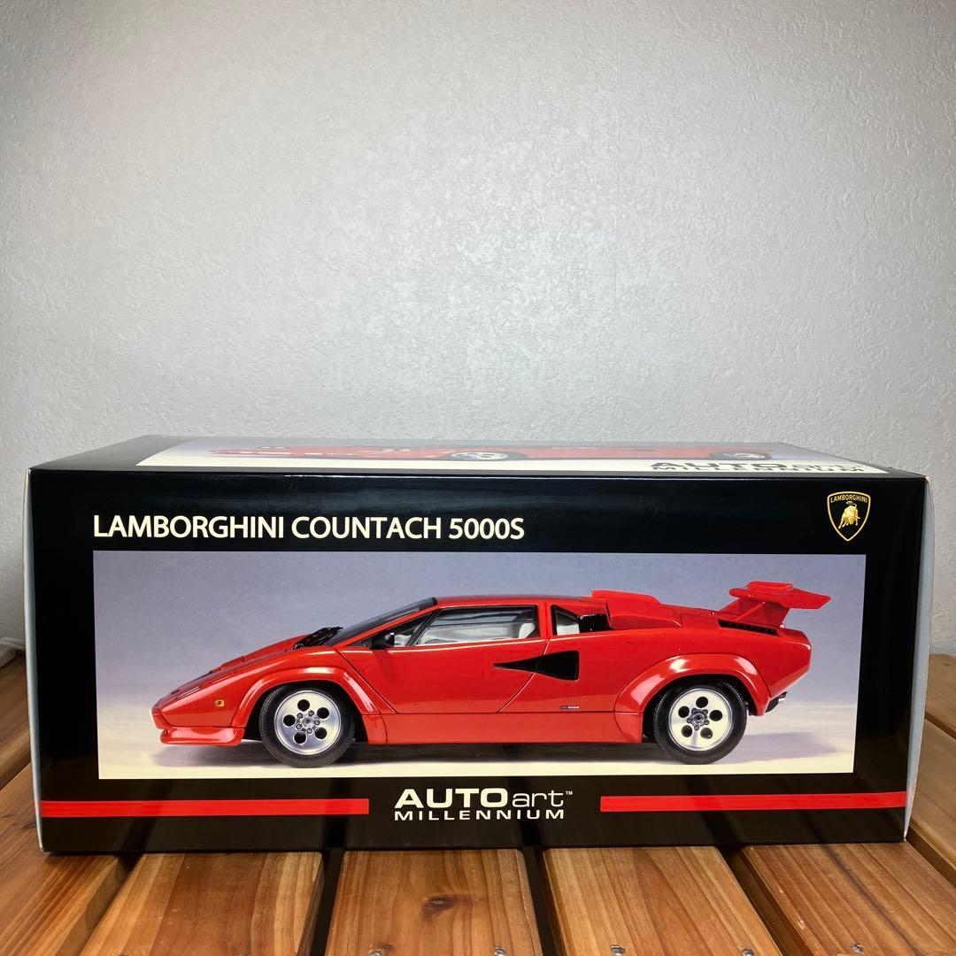 希少オートアート 1/18 ランボルギーニ カウンタック 5000S Red