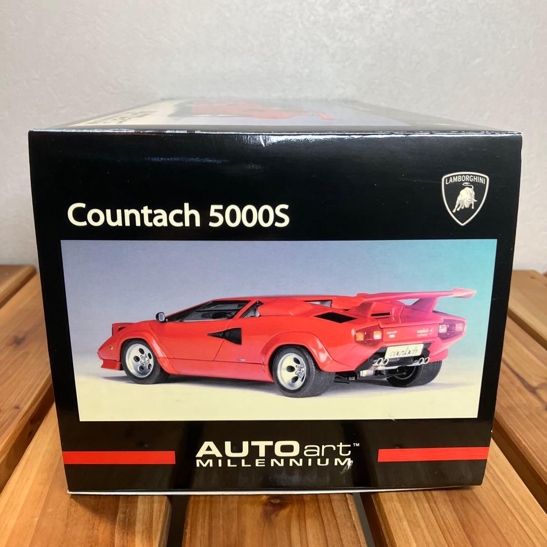 希少オートアート 1/18 ランボルギーニ カウンタック 5000S Red