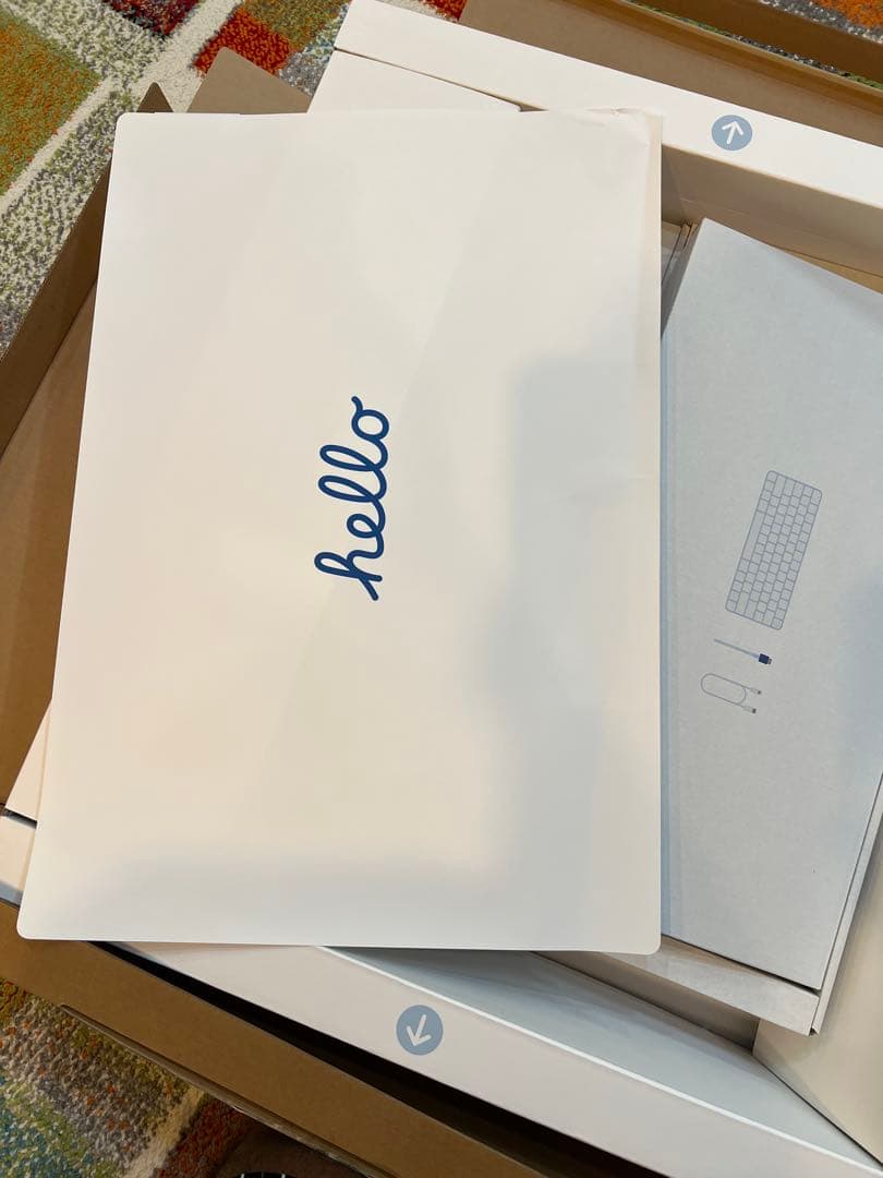 美品‼️Apple iMac M3 (24型2023年11月)メーカー保証付き‼️