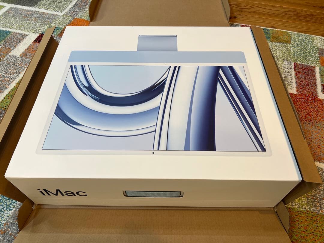 美品‼️Apple iMac M3 (24型2023年11月)メーカー保証付き‼️