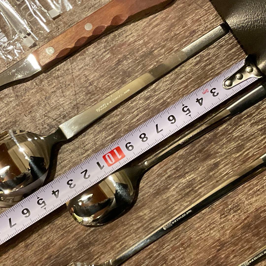 高品質！18ー12 新品 未使用 ラッキーウッド カトラリーセット 18本