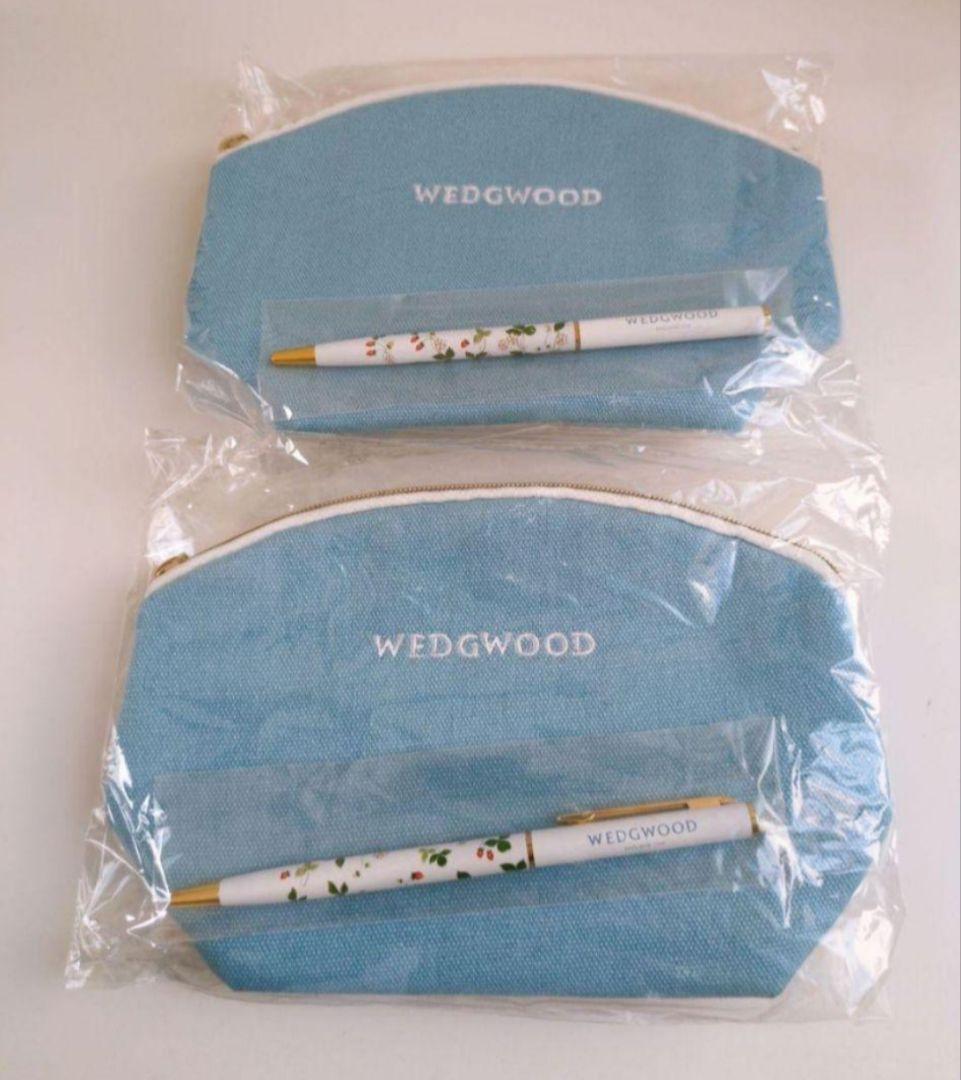 ウェッジウッド　ポーチ＆ボールペン　ノベルティ　2つ