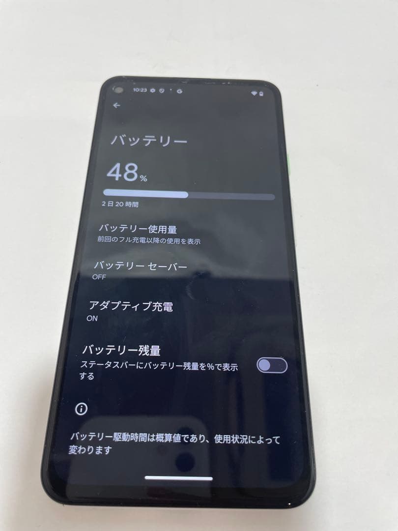 Google Pixel 4a (5G) クリアホワイト 128 GB
